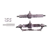 MGHGFYTAS ASSE dell'auto RC Compatibile con WPL C14 C24 C34 C44 B14 B24 1/16 RC Truck Car Parti di Aggiornamento Accessori Ponte Anteriore Posteriore in Metallo Cambio