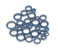 MGHGFYTAS Auto rc Parti Compatibile con Arrma Big per Rock per Granite per Senton per Typhon 3S per BLX 1/10 RC Auto Parti di Aggiornamento 26PCS Set Kit Cuscinetti A Sfere Blu