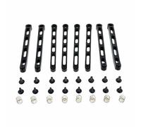 MGHGFYTAS Auto rc Parti Compatibile con MN per Il Serbatoio 300 per MN168 per MN78 1/12 RC Auto Parti di Aggiornamento Accessori Ricambio in Metallo per Telaio Tirante Fisso(Black)