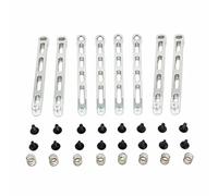 MGHGFYTAS Auto rc Parti Compatibile con MN per Il Serbatoio 300 per MN168 per MN78 1/12 RC Auto Parti di Aggiornamento Accessori Ricambio in Metallo per Telaio Tirante Fisso(Silver)