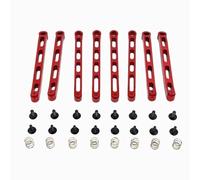 MGHGFYTAS Auto rc Parti Compatibile con MN per Il Serbatoio 300 per MN168 per MN78 1/12 RC Auto Parti di Aggiornamento Accessori Ricambio in Metallo per Telaio Tirante Fisso(Red)