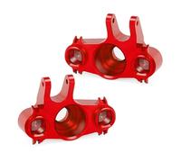 MGHGFYTAS Auto rc Parti Compatibile con Traxxas per E-MAXX per T-MAXX per Revo 3. per Slayer per Summit 4x4 1/10 RC Parti di Automobili Anteriore in Metallo ASSE Posteriore Carrier 5334(Red)