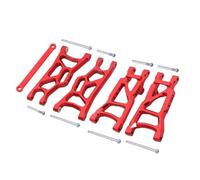 MGHGFYTAS Auto rc Parti Compatibile con Traxxas per Slash 2WD per VXL per Slash per Raptor 1/10 RC Auto Parti Upgrade Set Bracci Sospensione Metallo Anteriore Posteriore