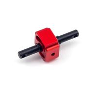 MGHGFYTAS Auto rc Parti Compatibile con Traxxas Trascinare per Slash 1967 C10 1/10 RC Auto Parti di Aggiornamento Differenziale in Alluminio Locker Spool Diff Caso Monti(Red)