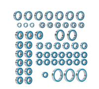 MGHGFYTAS Auto rc Parti Compatibile con TRX6 per TRX-6 per G63 1/10 Parti Upgrade Auto RC Metallo 55pcs Set Cuscinetti Sigillati Assi 6x6 Trasmissione Parti Ricambio