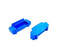 MGHGFYTAS Auto rc Parti Compatibile con WLtoys A959-B A969-B A979-B 1/18 Auto Telecomando Parti di Aggiornamento Modifica 2 Pezzi Paraurti Anteriore Posteriore(Blue)