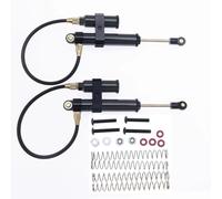 MGHGFYTAS Compatibile con 86100 86100JC FTX5579 1/10 Rc Car Parti Aggiornate 2 Pezzi Ammortizzatore Anteriore E Posteriore in Lega da 108 Mm Riempito D'olio Ammortizzatore RC(Black)