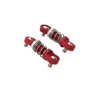 MGHGFYTAS Compatibile con Mini-Q8 per Mini-Q9 1/28 RC Car Upgrade Modifica Accessori Parti Modificate Esterno per Ammortizzatore A Molla Ammortizzatore RC(Red)