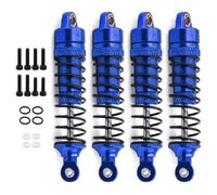 MGHGFYTAS Compatibile con TRAXXAS per LaTrax 7665 1/18 RC Crawler Car Upgrade Accessori Parti Kit 4 Pezzi Ammortizzatori Anteriori E Posteriori Ammortizzatore RC(Blue)
