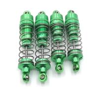 MGHGFYTAS Compatibile con WLtoys 104001 104002 RC Car Upgrade Modifica Accessori Parti Ammortizzatori Ad Olio Anteriori E Posteriori in Metallo Ammortizzatore RC(Green)
