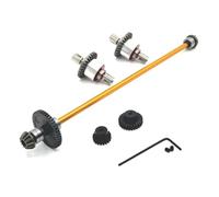 MGHGFYTAS Compatibile con Wltoys 124016 124017 124007 per RIaarIo AM-X12 1/12 RC Cars Parti di Aggiornamento Assemblaggio Albero di Trasmissione Centrale Differenziale in Metallo RC Accessori(Yellow)