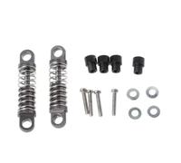 MGHGFYTAS Compatibile con Wltoys K969 K989 1/28 RC Car Drift per Rally Accessori Parti 4 Pezzi Ammortizzatore in Lega Ammortizzatore per Tipo Riempito D'Olio Ammortizzatore RC(Gray)