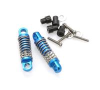 MGHGFYTAS Compatibile con WLtoys K969 K989 K999 P929 K989-43 1/28 RC Car Accessori Parti 2 Pezzi Ammortizzatore in Metallo Ammortizzatore A Olio per Tipo Riempito Ammortizzatore RC(Blue)