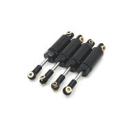 MGHGFYTAS Compatibile con WPL C14 C24 per MN per MN99S per MN78 per MN82 1/12 1/16 RC Car Accessories Ammortizzatore in Metallo Riempito D'olio Ammortizzatore RC(Black)