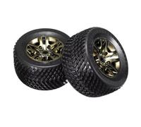 MGHGFYTAS RC Pneumatico Compatibile con JLB per Racing per Cheetah 11101 21101 J3 per Speed 1/10 RC Car Upgrade Parts 2 Pezzi 135 Mm Pneumatico Ruota Pneumatico EC1004