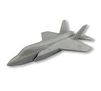 MGidea aereo jet caccia f-35 stampato 3D modellino militare war 1/350 da dipingere riproduzione guerra pla biodegradabile