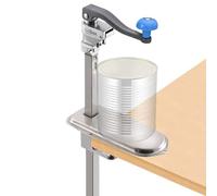 MGidea Apriscatole Professionale con Lama in Acciaio, Altezza Regolabile 780mm, Morsa da Tavolo, Impugnatura Ergonomica Blu