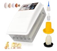MGidea incubatrice incubatore digitale girauova rotazione automatica tester sperauova luce led pollame uova 24 posti controllo temperatura umidità tutte specie gallina quaglia pernice fagiana tacchina