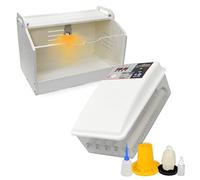 MGidea Kit incubazione incubatrice 24 posti automatica digitale incubatore uova tutte le specie pollame tester luce led Teca Box Pulcini kit svezzamento