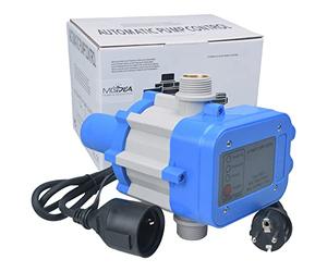 MGidea Pressostato SKD-1 230V monofase per pompa autoclave domestica presscontrol pompa fontana press control manometro elettropompa con cavo 1,35m spina/presa schuko