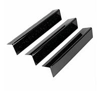 MGiessca Barre Aromatizzanti 7635 38,8 cm per Weber Spirit I & II 200, E210/E220 S210/S220 (Comandi Anteriori), Copertura Bruciatore in Porcellana Smaltata, Ricambio Hitzeschild per Grill a Gas