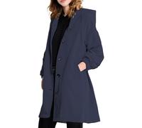 MGizo DtiSpectrum Trench Impermeabile da Donna - Giacca Antivento con Cappuccio Monopetto, Soprabito Impermeabile per Esterni, Impermeabile Softshell per Escursioni e Spostamenti