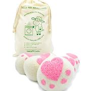 MGKolbe® Palline per Asciugatrice 100% Lana di 2a Generazione - Asciuga Velocemente Indumenti Riducendo il Tempo di Asciugatura con Grande Risparmio di Energia Ipoallergenico Antipiega - Made in Italy