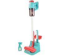 MGM Clement Clementine - Cordless Vacuum with Accessories - Pretend Play - 110401 - Blue - Plastic - Household - Children's Toy - Batteries Not Included - 67 cm x 18 cm - Suitable for Ages 3 And Up
