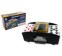 MGM GAMES - Scatola per mixer - Nero - 140021 - Gioco di carte - Plastica - Automatico ed elettrico - Carte da gioco - Giochi di tavolo - Batterie non incluse - Poker - 20 cm x 9 cm