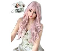 MGRANDE parrucca premium line 【 Active Top Stylist Produc】 Set di 6 articoli linea di colore interna parrucca originale da donna semi-lunga piccolo effetto viso (bianco pesca DY67A)