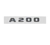 MGRAS Adesivo for Decalcomania for Bagagliaio Posteriore in ABS Nero Opaco Piatto, Lettere, distintivi, Stemmi, Compatibile con Mercedes Benz Classe A A200 W176 2017-2019 Adesivo Distintivo