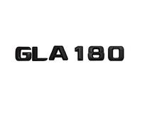 MGRAS Nero Opaco GLA 180" Trunk dell'automobile Lettere Posteriori Parole Numero Badge Emblem Decal Sticker Compatibile for Mercedes Benz Gla. Classe GLA180. Adesivo Distintivo