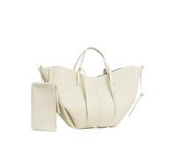 MGTCAR Borsa di lusso Tote Bag per le donne in pelle di mucca borsa a tracolla design grande capacità totes top handle Hobo Shopper Bag, bianco, 50-26-16cm