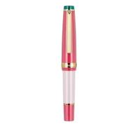 MGTCAR Mini penna stilografica corta e portatile, in acrilico, cancelleria per calligrafia, pratica di scrittura, per ufficio e scuola (08, EF (0,38 mm)