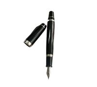 MGTCAR Penna stilografica con pennino retrattile, di lusso, con penna tascabile lucida, colore casuale con clip a diamante (FONTANA, con scatola)
