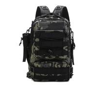 MGTCAR Zaino da campeggio Borsa da pesca Borsa da uomo Borsa da uomo Outdoor Spalla Pesca Lure Gear Borse con Supporto per Asta Caccia Escursionismo Pack, Nero CP., Taglia unica