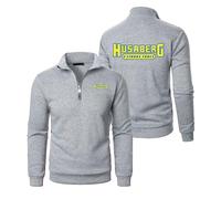 MGTERN Aviatore Leggero Giacca Off-Road Moto Enthusiast, Jacket primaverile morbida e rispettosa della pelle, di transizione outdoor primavera/estate, Logo(Grey,L)