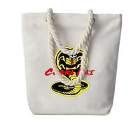 MGTERN Borsa in tela Per Cob.ra kai, borsa cotone per stampa logo personalizzato, riutilizzabile ecologica per uso giornaliero, casual