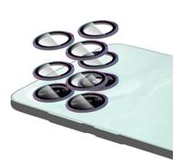 MGUEIAO 2 Pezzi Pellicola Fotocamera Compatibile con HONOR X5C/X5C Plus, Vetro Temperato con Anello Metallico, Antigraffio, Protezione Obiettivo - Colorato