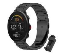 MGUEIAO Cinturino in Metallo Compatibile con Polar Vantage M, Cinturini Sostitutivo Regolabile - Black