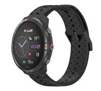 MGUEIAO Cinturino in Silicone Compatibile con Polar Grit X2, Cinturini Morbido Sostitutivo Regolabile - Black