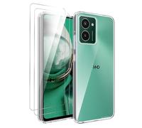 MGUEIAO Cover Compatibile con HMD Pulse Pro, con 2 Pezzi Pellicola Protettiva, Custodia Morbido TPU Silicone, Antiurto Case, Anti-graffio, Trasparente