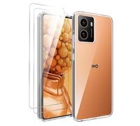 MGUEIAO Cover Compatibile con HMD Pulse/Pulse Plus, con 2 Pezzi Pellicola Protettiva, Custodia Morbido TPU Silicone, Antiurto Case, Anti-graffio, Trasparente