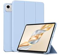 MGUEIAO Cover Compatibile con Honor Pad X9a, Custodia in Pelle PU Ultrasottile con Supporto Trifold, Retro in TPU Morbido, Antiurto - Light Blue