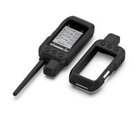 MGUEIAO Custodia Compatibile con Garmin Alpha 200i,Silicone Liquido Custodia,Garmin Alpha 200i Custodia Protettiva,Custodia protettiva in silicone[Antiurto]-Nero