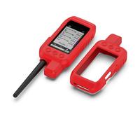 MGUEIAO Custodia Compatibile con Garmin Alpha 200i,Silicone Liquido Custodia,Garmin Alpha 200i Custodia Protettiva,Custodia protettiva in silicone[Antiurto]-Rosso