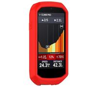 MGUEIAO Custodia Compatibile con Garmin Edge 1050,Silicone Liquido Custodia,Garmin Edge 1050 Custodia Protettiva,Custodia protettiva in silicone[Antiurto]-Rosso