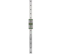 MGW12C - 500 - Guida lineare 2R |Mini blocco scorrevole in acciaio inossidabile per stampanti CNC/3D/automazione |Macchina utensile ad alto carico e sfidante |Binario da 500 mm