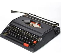 MGXYMPC Macchina da Scrivere Manuale Portatile, Design retrò Classico Vintage per scrittori, elaboratore di Testi Durevole per la Scrittura Creativa (A)