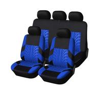 MGYMGY Coprisedili Auto, per Toyota Runner Sequoia RAV4 Highlander Urban Cruiser Hilux Set Coprisedile Fodere per Anteriori e Posteriori, Compatibile con Airbag Laterale,Blue- 5 Seats